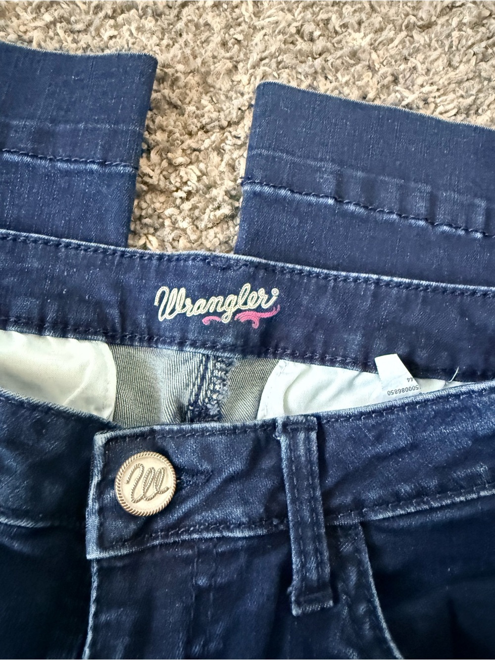 Wrangler Wide Leg Trouser Women's Jeans - Dark Indigo